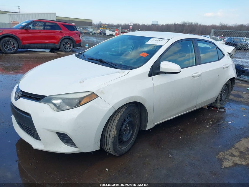 2016 Toyota Corolla VIN 5YFBURHE9GP550203 IAAI salvage auction — REAR END, Salvage Title, sold $2,050 on 2026-07-14 (photo 2)
