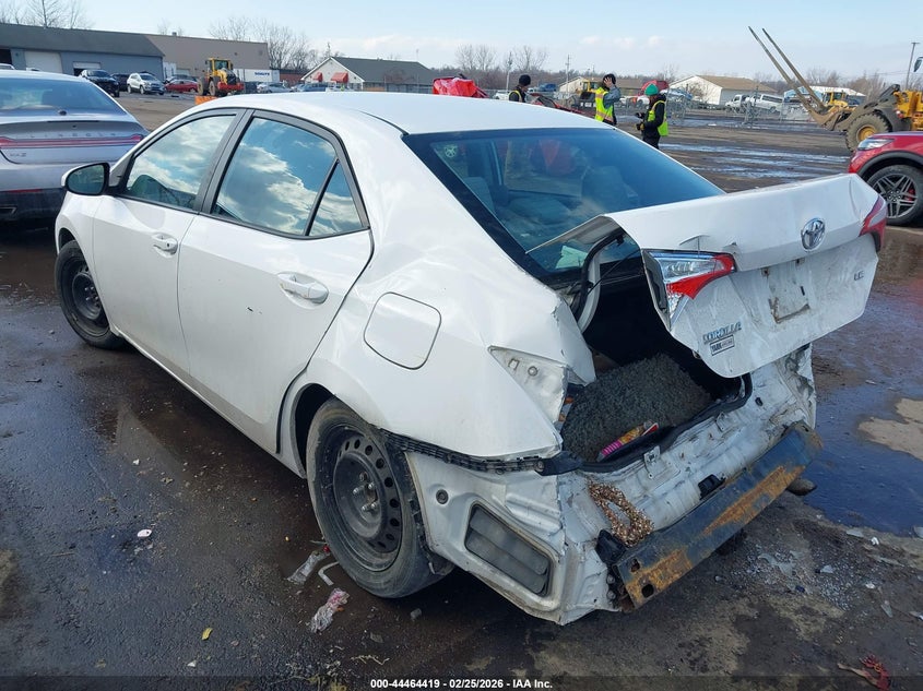 2016 Toyota Corolla VIN 5YFBURHE9GP550203 IAAI salvage auction — REAR END, Salvage Title, sold $2,050 on 2026-07-14 (photo 3)