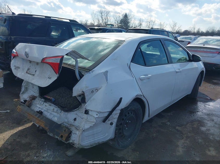 2016 Toyota Corolla VIN 5YFBURHE9GP550203 IAAI salvage auction — REAR END, Salvage Title, sold $2,050 on 2026-07-14 (photo 4)