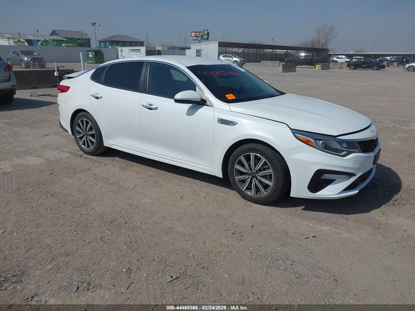2019 Kia Optima VIN 5XXGT4L31KG364934 IAAI salvage auction — REAR END, Salvage (Texas), sold $3,000 on 2026-07-29 (photo 1)