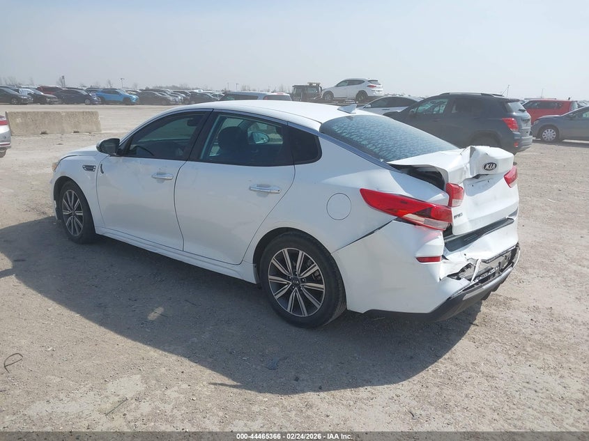 2019 Kia Optima VIN 5XXGT4L31KG364934 IAAI salvage auction — REAR END, Salvage (Texas), sold $3,000 on 2026-07-29 (photo 3)