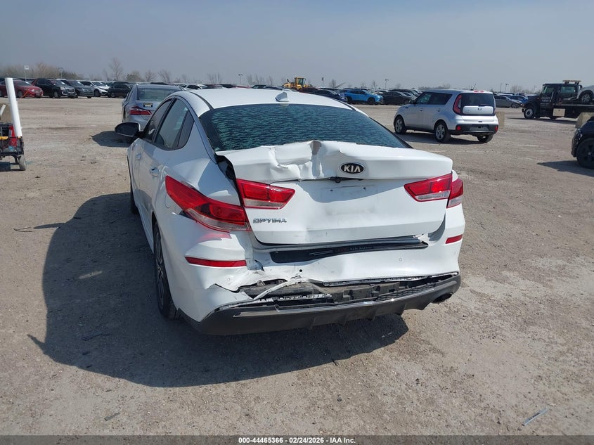 2019 Kia Optima VIN 5XXGT4L31KG364934 IAAI salvage auction — REAR END, Salvage (Texas), sold $3,000 on 2026-07-29 (photo 6)