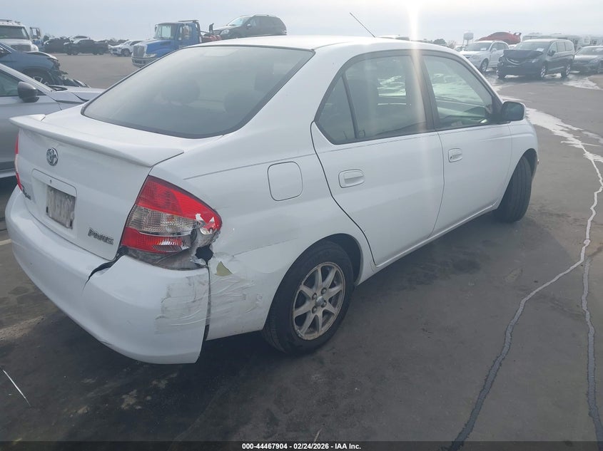 2002 Toyota Prius VIN JT2BK18U520061100 IAAI salvage auction — LEFT REAR, Salvage (North Carolina), sold $25 on 2026-07-15 (photo 4)