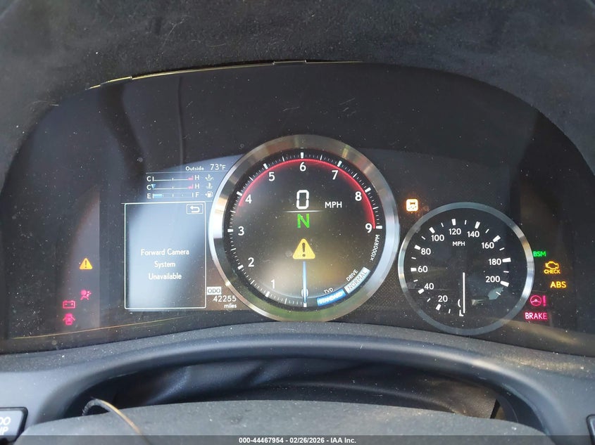 2020 Lexus Gs-f VIN JTHBP1BL7LA003072 IAAI salvage auction — FRONT END, Salvage (Colorado), sold $12,375 on 2026-07-30 (photo 7)