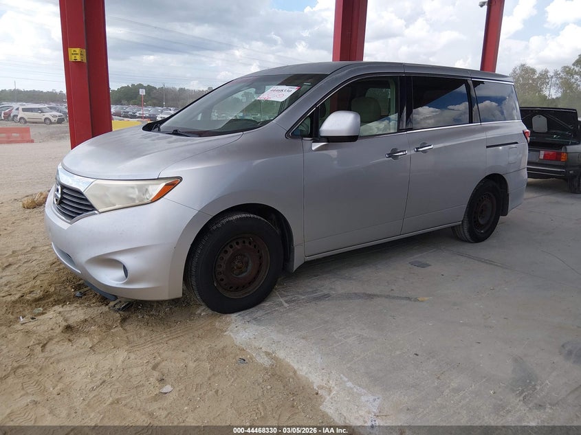 2011 Nissan Quest VIN JN8AE2KP0B9008744 IAAI salvage auction — RIGHT REAR, Clear (Florida), sold $325 on 2026-07-05 (photo 2)
