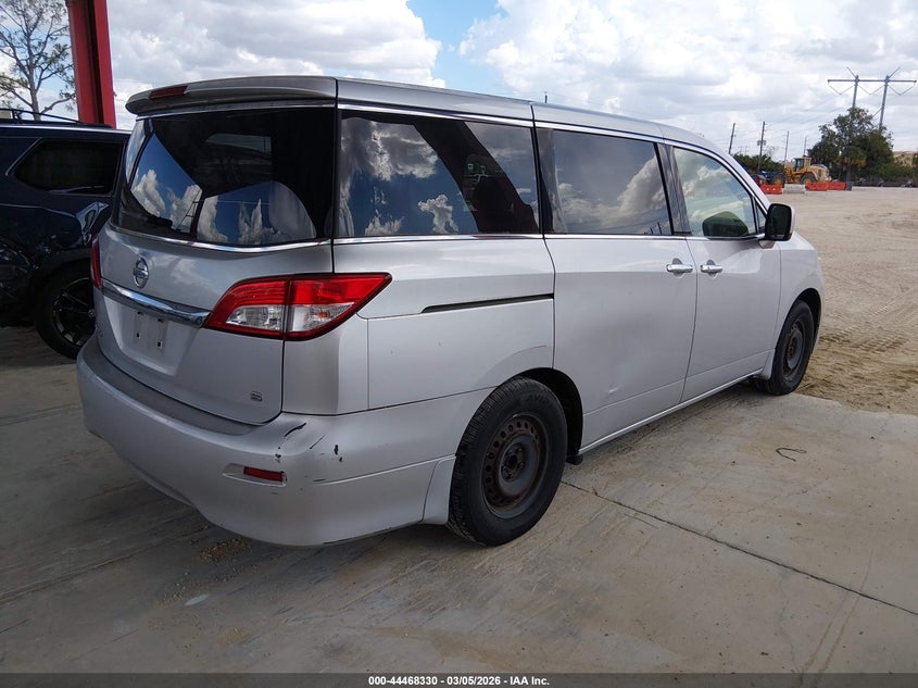 2011 Nissan Quest VIN JN8AE2KP0B9008744 IAAI salvage auction — RIGHT REAR, Clear (Florida), sold $325 on 2026-07-05 (photo 4)