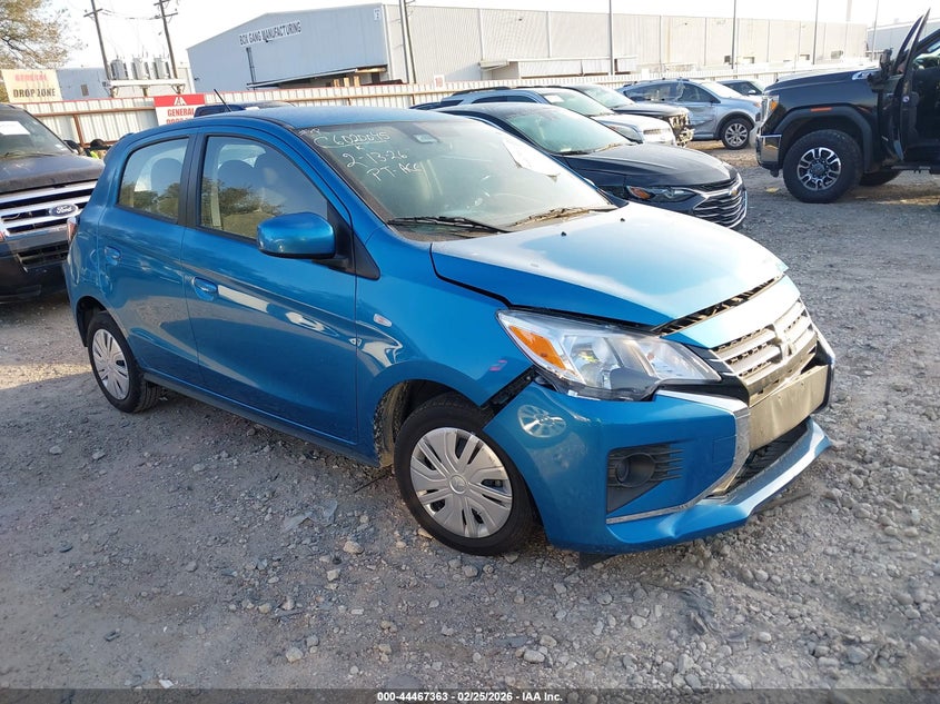 2024 Mitsubishi Mirage VIN ML32AUHJ3RH032095 IAAI salvage auction — LEFT FRONT, Enterprise Vehicles Salvage (Arizona), sold $1,550 on 2026-07-22 (photo 1)