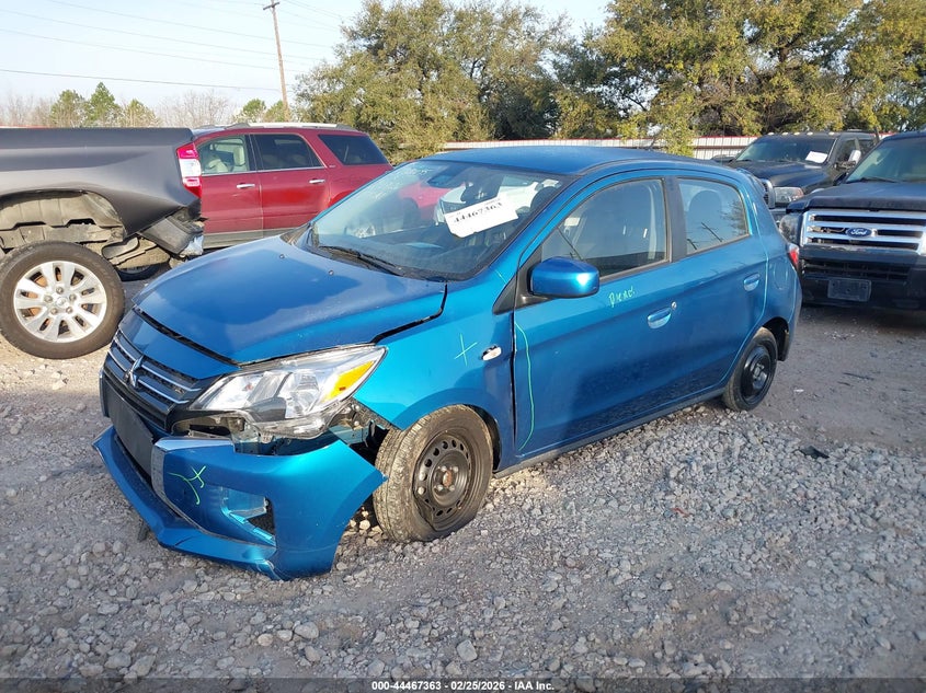 2024 Mitsubishi Mirage VIN ML32AUHJ3RH032095 IAAI salvage auction — LEFT FRONT, Enterprise Vehicles Salvage (Arizona), sold $1,600 on 2026-07-22 (photo 2)