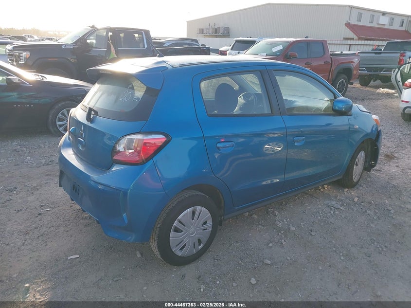2024 Mitsubishi Mirage VIN ML32AUHJ3RH032095 IAAI salvage auction — LEFT FRONT, Enterprise Vehicles Salvage (Arizona), sold $1,550 on 2026-07-22 (photo 4)
