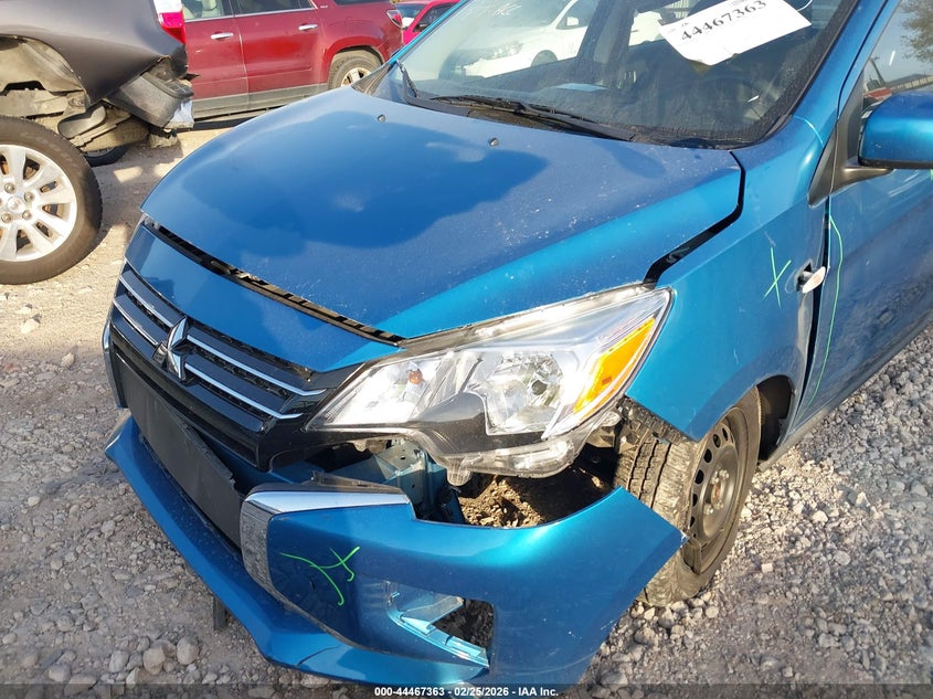 2024 Mitsubishi Mirage VIN ML32AUHJ3RH032095 IAAI salvage auction — LEFT FRONT, Enterprise Vehicles Salvage (Arizona), sold $1,600 on 2026-07-22 (photo 6)
