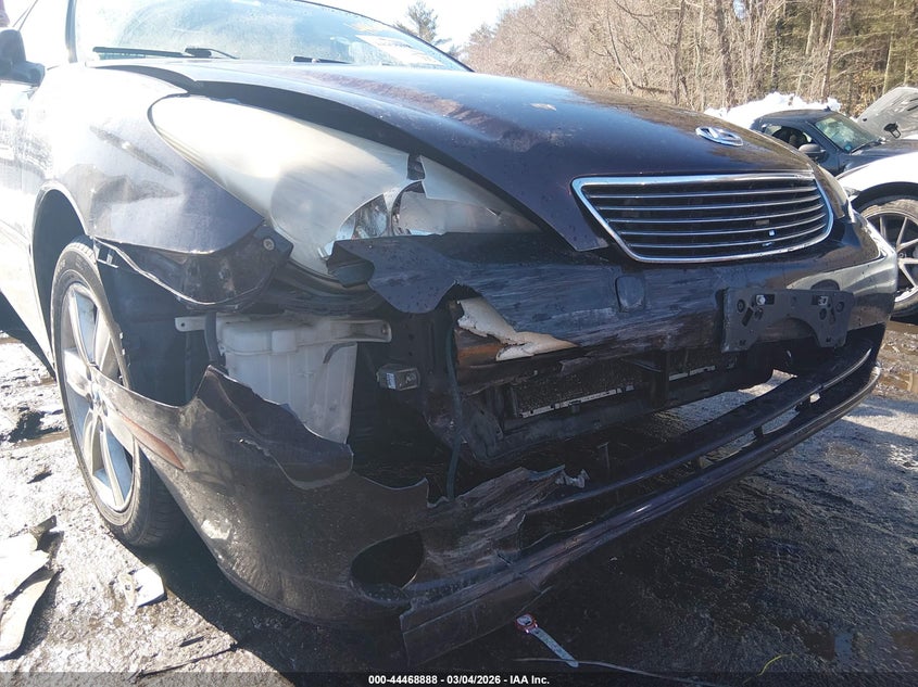 2005 Lexus ES VIN JTHBA30GX55064947 IAAI salvage auction — FRONT & REAR, Salvage (Massachusetts), sold $550 on 2026-07-07 (photo 6)
