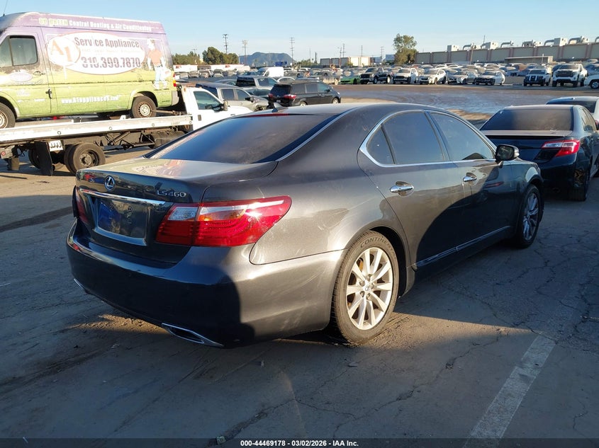 2011 Lexus Ls VIN JTHBL5EFXB5103540 IAAI salvage auction — LEFT FRONT, Salvage (California), sold $1,800 on 2026-07-29 (photo 4)