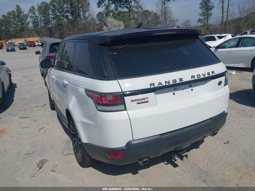 2016 Land rover Range rover sport VIN SALWR2EF2GA598453 IAAI salvage auction — LEFT SIDE, Salvage Title, sold $4,025 on 2026-07-28 (photo 3)