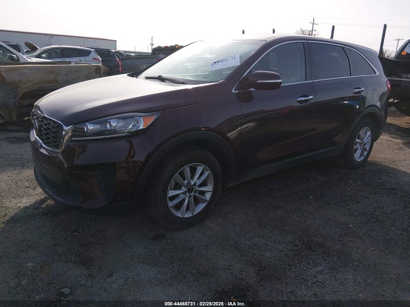 2019 Kia Sorento VIN 5XYPG4A30KG569776 IAAI salvage auction — RIGHT REAR, Clear (Oklahoma), sold $1,600 on 2026-07-14 (photo 2)