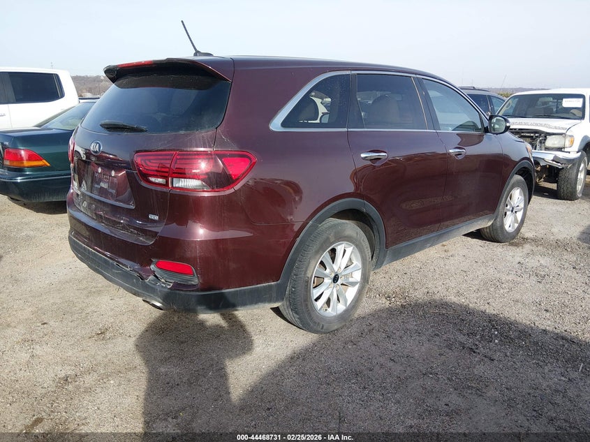 2019 Kia Sorento VIN 5XYPG4A30KG569776 IAAI salvage auction — RIGHT REAR, Clear (Oklahoma), sold $1,600 on 2026-07-14 (photo 4)