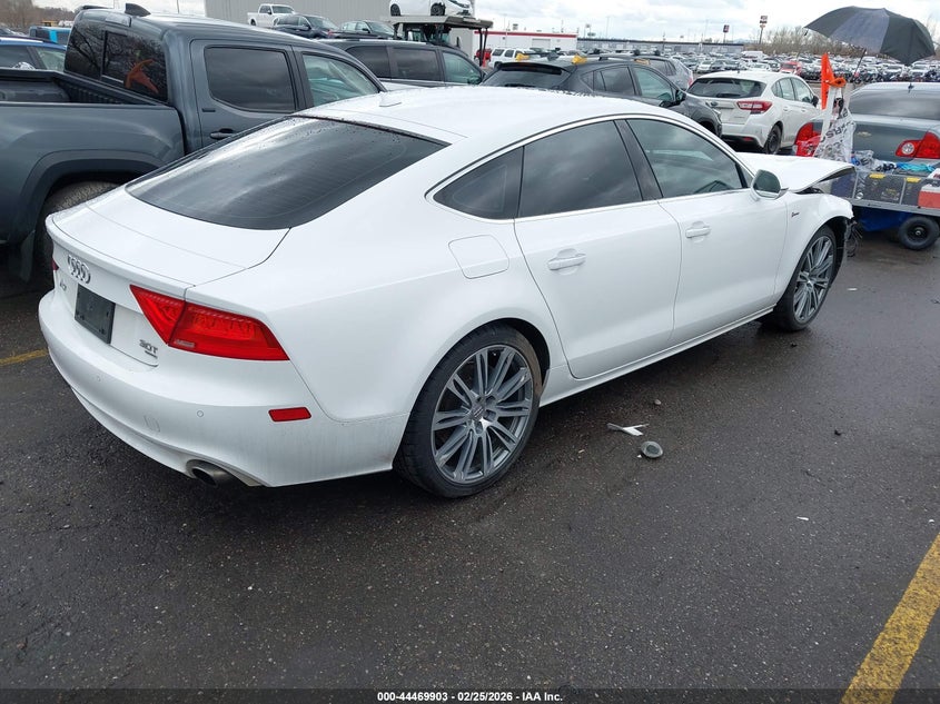 2014 Audi A7 VIN WAUWGAFC3EN070189 IAAI salvage auction — FRONT END, Salvage Title, sold $1,250 on 2026-07-16 (photo 4)