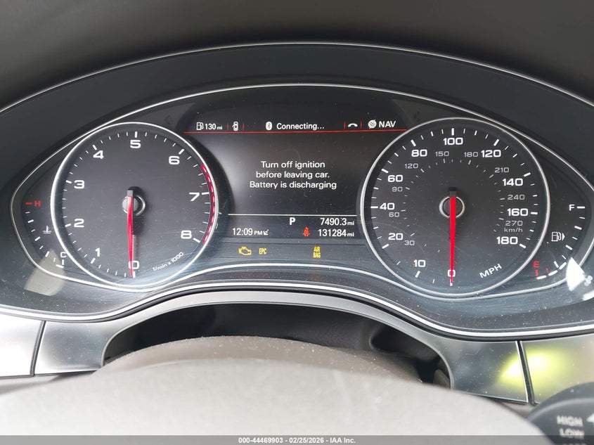 2014 Audi A7 VIN WAUWGAFC3EN070189 IAAI salvage auction — FRONT END, Salvage Title, sold $1,250 on 2026-07-16 (photo 7)