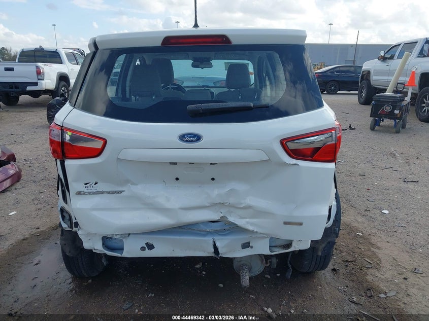 2019 Ford Ecosport VIN MAJ3S2FE4KC262326 IAAI salvage auction — REAR END, Original (Texas), sold $1,600 on 2026-07-30 (photo 6)