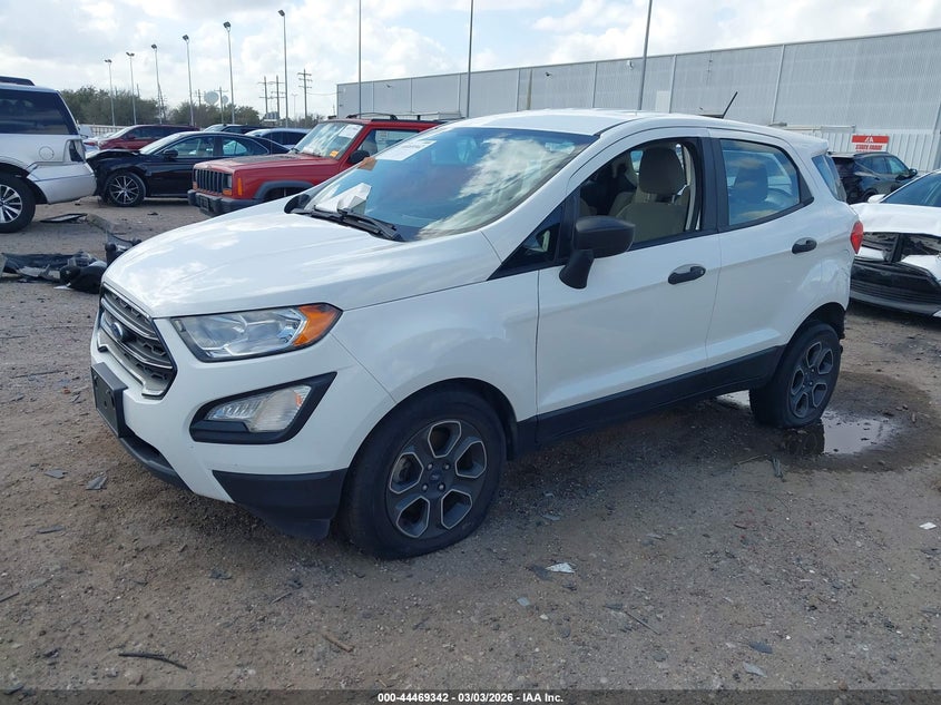 2019 Ford Ecosport VIN MAJ3S2FE4KC262326 IAAI salvage auction — REAR END, Original (Texas), sold $1,600 on 2026-07-30 (photo 2)