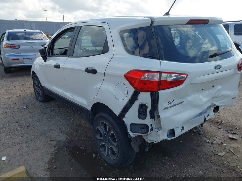 2019 Ford Ecosport VIN MAJ3S2FE4KC262326 IAAI salvage auction — REAR END, Original (Texas), sold $1,600 on 2026-07-30 (photo 3)