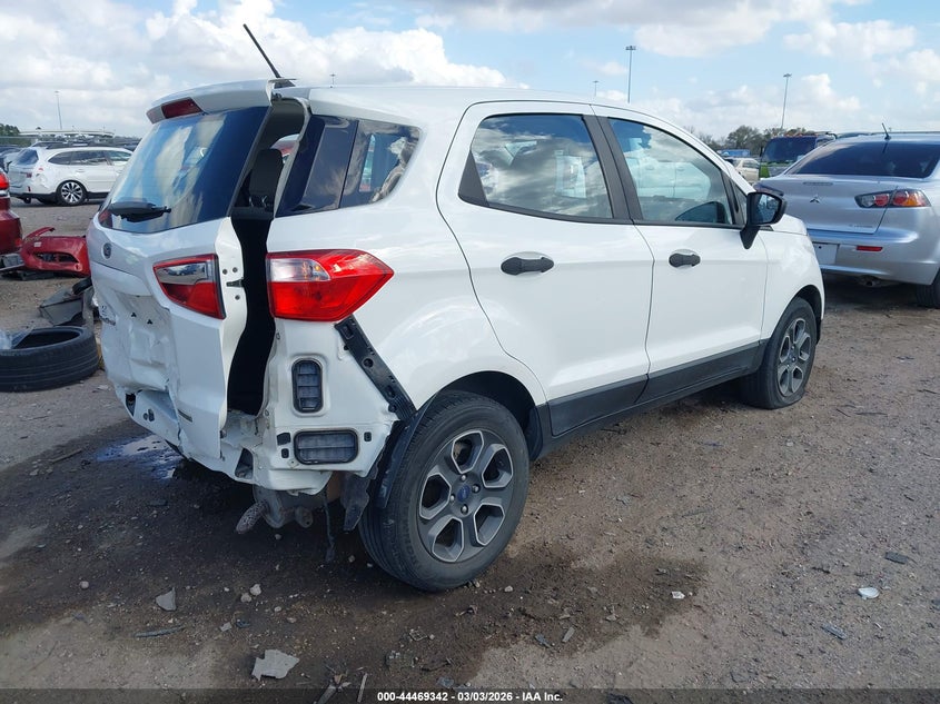 2019 Ford Ecosport VIN MAJ3S2FE4KC262326 IAAI salvage auction — REAR END, Original (Texas), sold $1,600 on 2026-07-30 (photo 4)