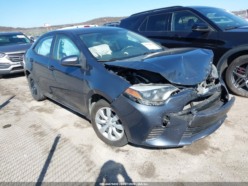 2016 Toyota Corolla VIN 5YFBURHE7GP419853 IAAI salvage auction — FRONT END, Clear (Oklahoma), sold $2,675 on 2026-07-07 (photo 1)