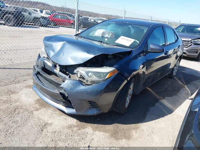 2016 Toyota Corolla VIN 5YFBURHE7GP419853 IAAI salvage auction — FRONT END, Clear (Oklahoma), sold $2,675 on 2026-07-07 (photo 2)