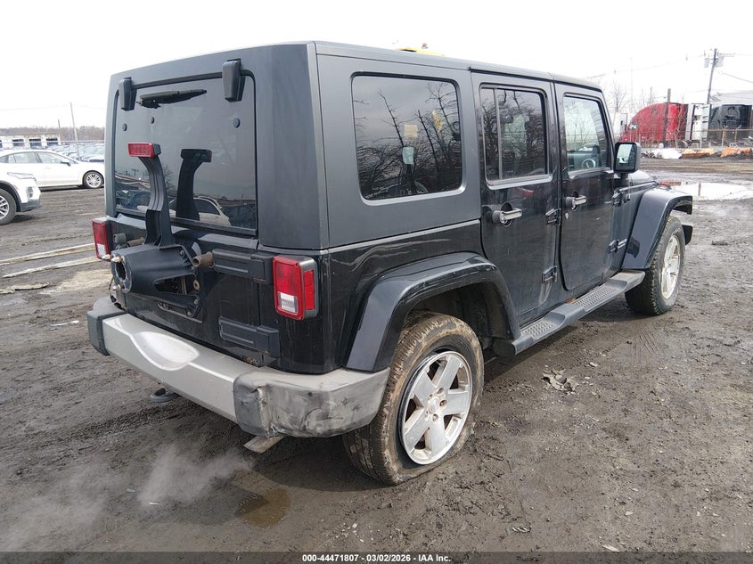 2008 Jeep Wrangler / VIN 1J8GA59148L627095 IAAI salvage auction — REAR END, Salvage (New Jersey), sold $1,400 on 2026-07-09 (photo 4)