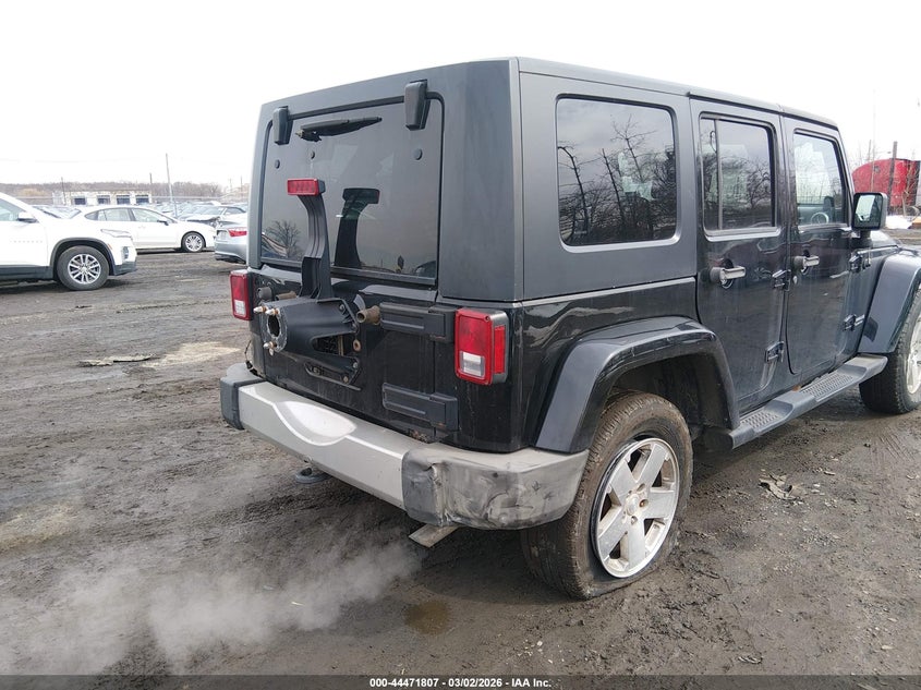 2008 Jeep Wrangler / VIN 1J8GA59148L627095 IAAI salvage auction — REAR END, Salvage (New Jersey), sold $1,400 on 2026-07-09 (photo 6)