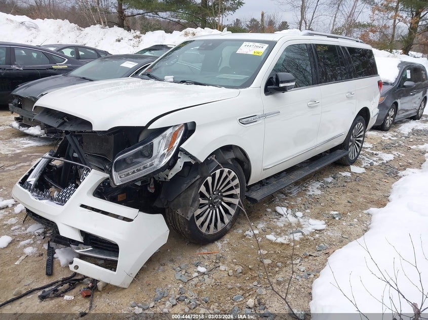 2021 Lincoln Navigator VIN 5LMJJ3LTXMEL12269 IAAI salvage auction — FRONT END, Salvage Title, sold $7,100 on 2026-07-28 (photo 2)