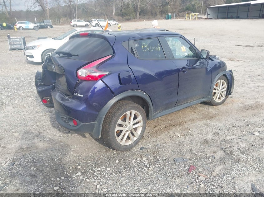 2016 Nissan Juke VIN JN8AF5MV2GT655456 IAAI salvage auction — ALL OVER, Salvage Title, sold $250 on 2026-07-31 (photo 4)