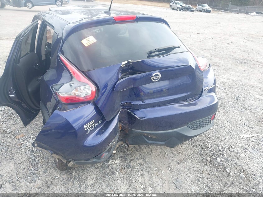 2016 Nissan Juke VIN JN8AF5MV2GT655456 IAAI salvage auction — ALL OVER, Salvage Title, sold $250 on 2026-07-31 (photo 6)