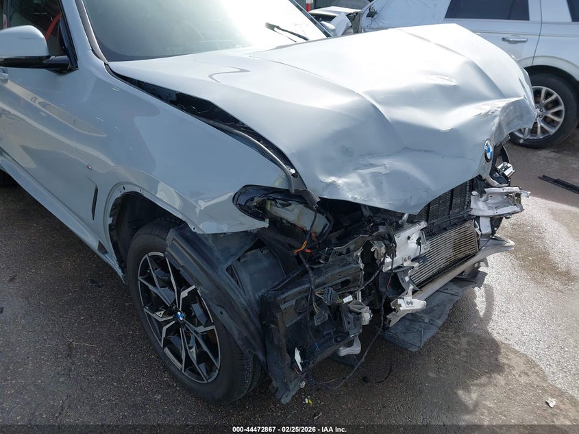 2023 BMW X3 VIN 5UX43DP09P9P77822 IAAI salvage auction — FRONT END, Original (Texas), sold $10,400 on 2026-07-09 (photo 6)