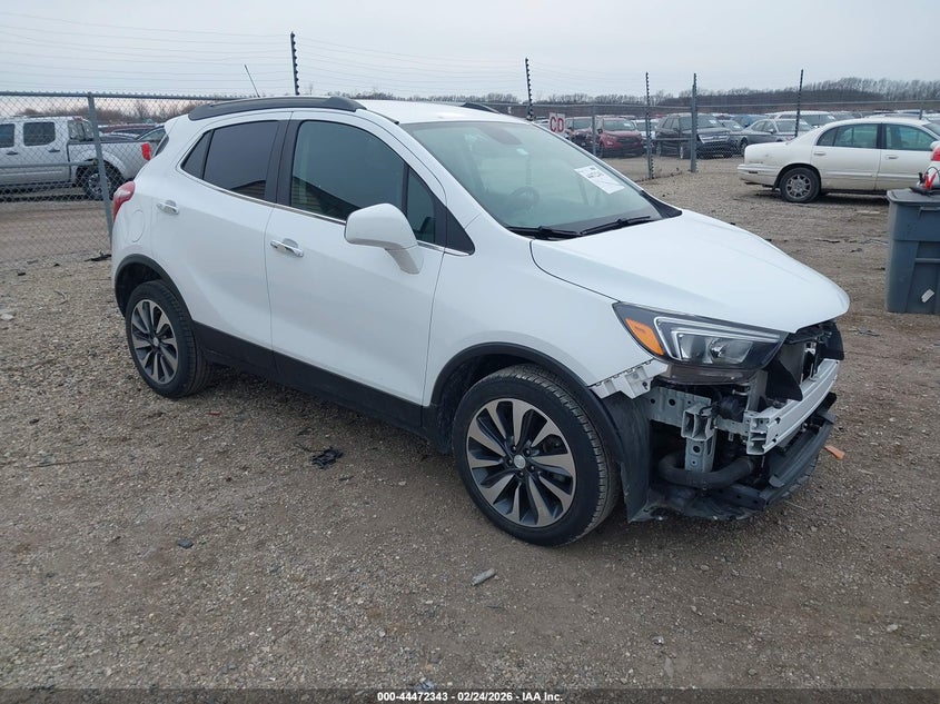 2021 Buick Encore VIN KL4CJASB8MB306544 IAAI salvage auction — FRONT END, Salvage Title, sold $1,150 on 2026-07-29 (photo 1)