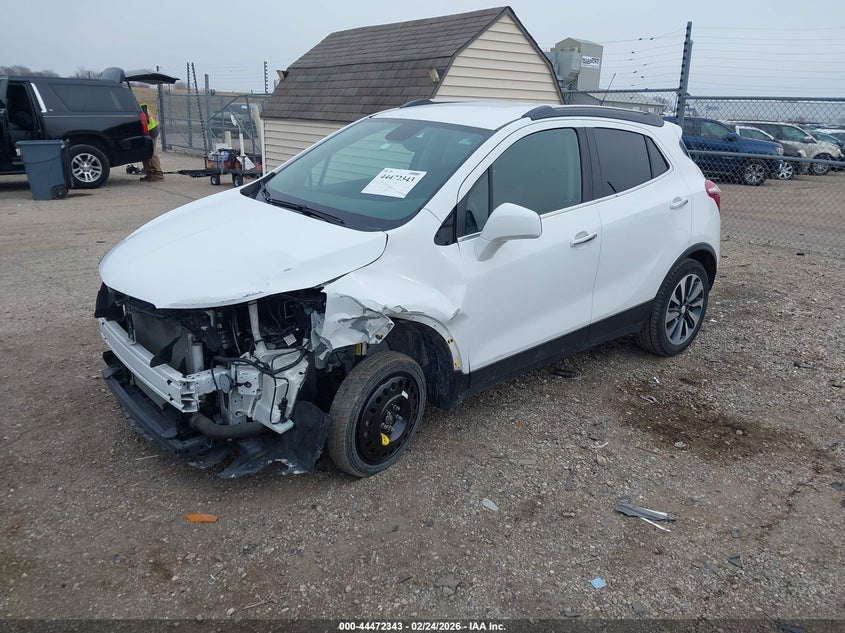 2021 Buick Encore VIN KL4CJASB8MB306544 IAAI salvage auction — FRONT END, Salvage Title, sold $1,150 on 2026-07-29 (photo 2)
