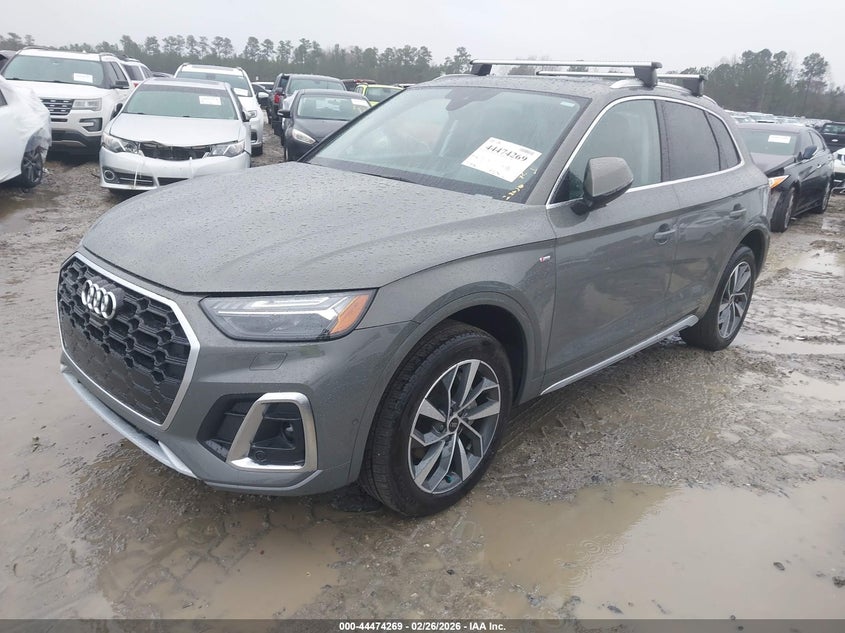2024 Audi Q5 VIN WA1FAAFY6R2053520 IAAI salvage auction — FRONT END, Salvage Title, sold $18,700 on 2026-07-09 (photo 2)