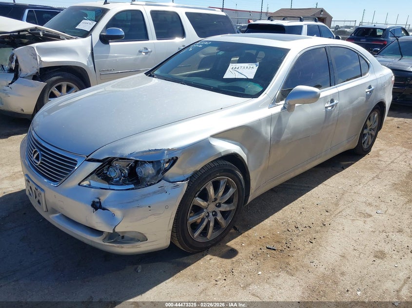 2009 Lexus Ls VIN JTHBL46F195088350 IAAI salvage auction — LEFT SIDE, Original (Texas), sold $3,350 on 2026-07-07 (photo 2)