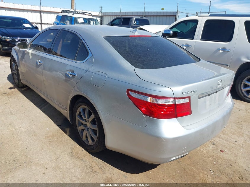 2009 Lexus Ls VIN JTHBL46F195088350 IAAI salvage auction — LEFT SIDE, Original (Texas), sold $3,350 on 2026-07-07 (photo 3)