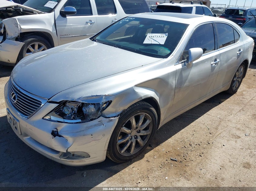 2009 Lexus Ls VIN JTHBL46F195088350 IAAI salvage auction — LEFT SIDE, Original (Texas), sold $3,350 on 2026-07-07 (photo 6)