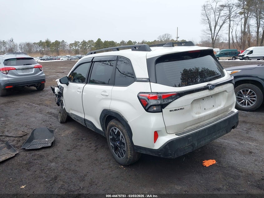 2025 Subaru Forester VIN JF2SLDAC9SH498317 IAAI salvage auction — FRONT & REAR, Salvage Title, sold $4,550 on 2026-07-14 (photo 3)