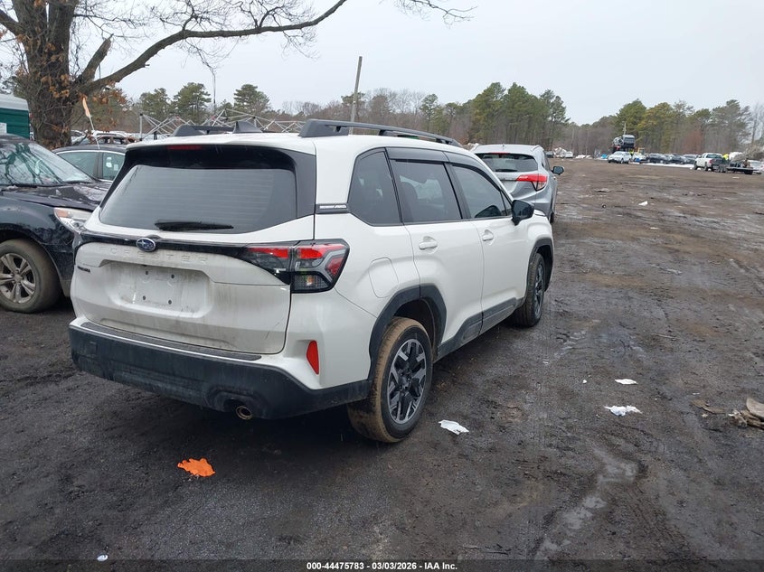 2025 Subaru Forester VIN JF2SLDAC9SH498317 IAAI salvage auction — FRONT & REAR, Salvage Title, sold $4,550 on 2026-07-14 (photo 4)