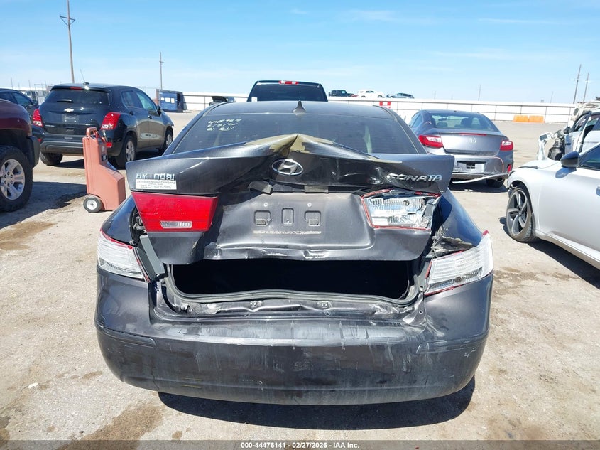2009 Hyundai Sonata VIN 5NPET46C99H465866 IAAI salvage auction — REAR END, Original (Texas), sold $150 on 2026-07-07 (photo 6)