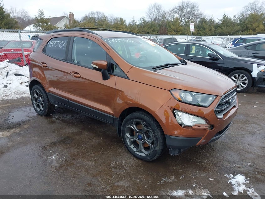 2018 Ford Ecosport VIN MAJ6P1CL7JC162182 IAAI salvage auction — FRONT END, Clear (Indiana), sold $3,800 on 2026-07-07 (photo 1)