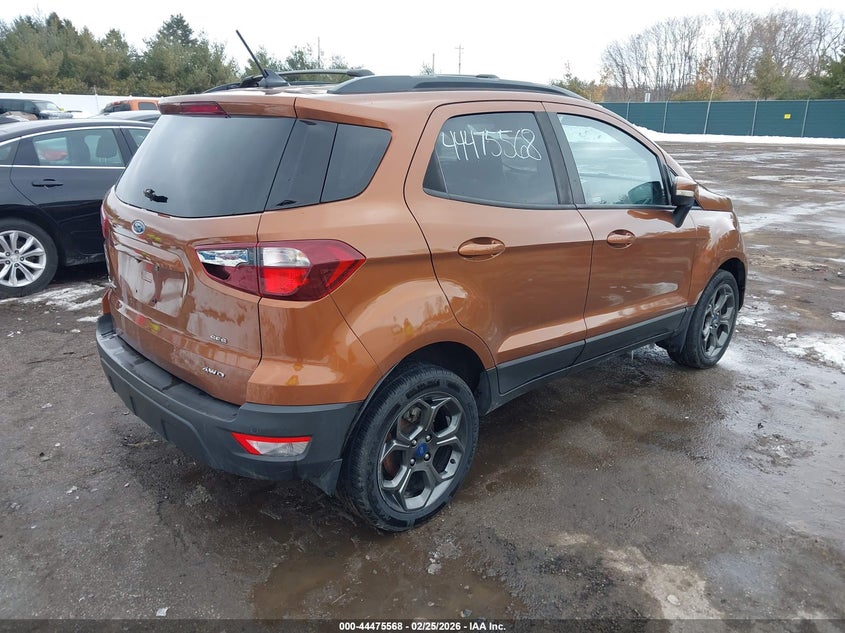 2018 Ford Ecosport VIN MAJ6P1CL7JC162182 IAAI salvage auction — FRONT END, Clear (Indiana), sold $3,800 on 2026-07-07 (photo 4)