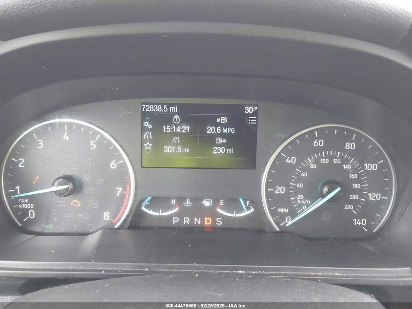 2018 Ford Ecosport VIN MAJ6P1CL7JC162182 IAAI salvage auction — FRONT END, Clear (Indiana), sold $3,800 on 2026-07-07 (photo 7)