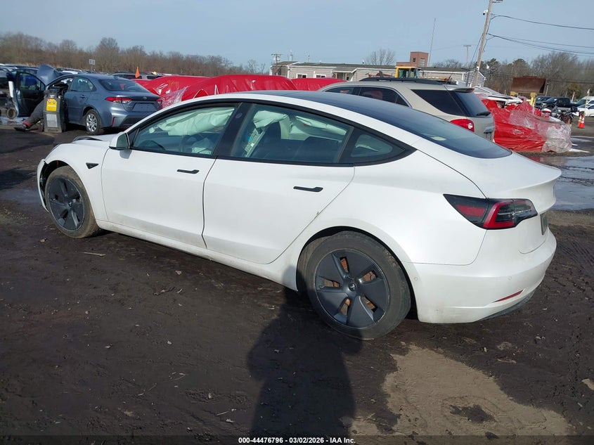 2021 Tesla Model 3 VIN 5YJ3E1EB4MF048400 IAAI salvage auction — FRONT END, Salvage Title, sold $6,300 on 2026-07-17 (photo 3)