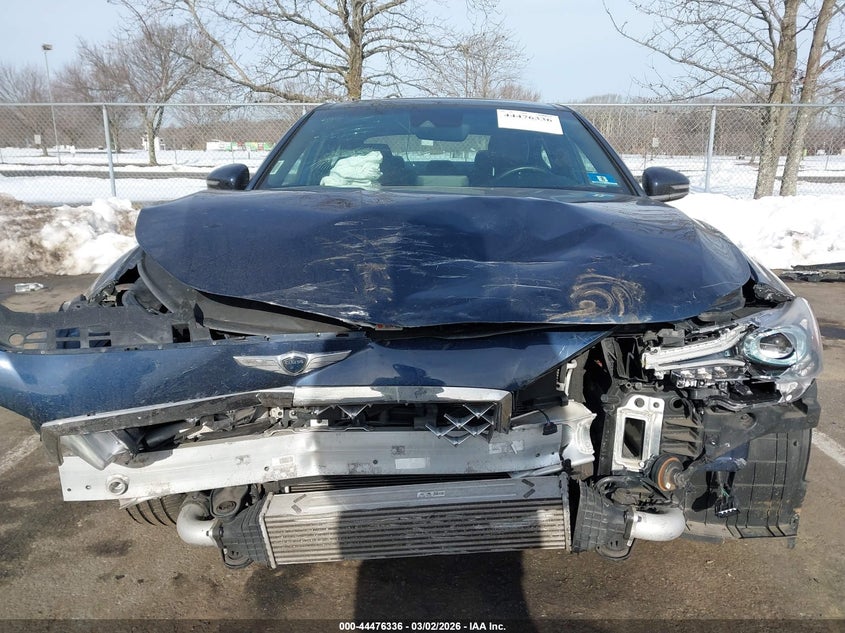 2020 Genesis G70 VIN KMTG34LA1LU046596 IAAI salvage auction — FRONT END, Salvage (New Jersey), sold $3,500 on 2026-07-27 (photo 6)