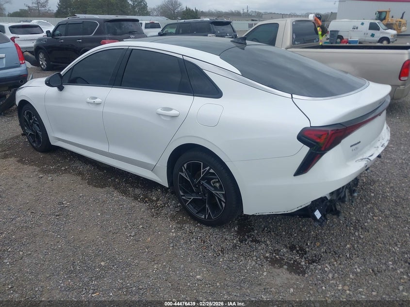2025 Kia K5 VIN KNAG64J78S5371734 IAAI salvage auction — FRONT & REAR, Salvage Title, sold $11,100 on 2026-07-25 (photo 3)