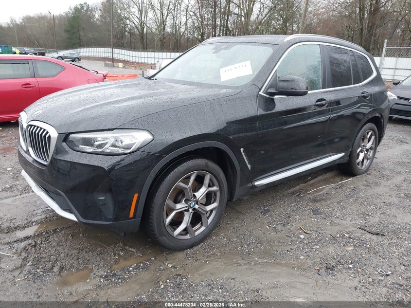 2023 BMW X3 VIN WBX47DP06PN203081 IAAI salvage auction — RIGHT REAR, Salvage (Georgia), sold $15,250 on 2026-07-30 (photo 2)