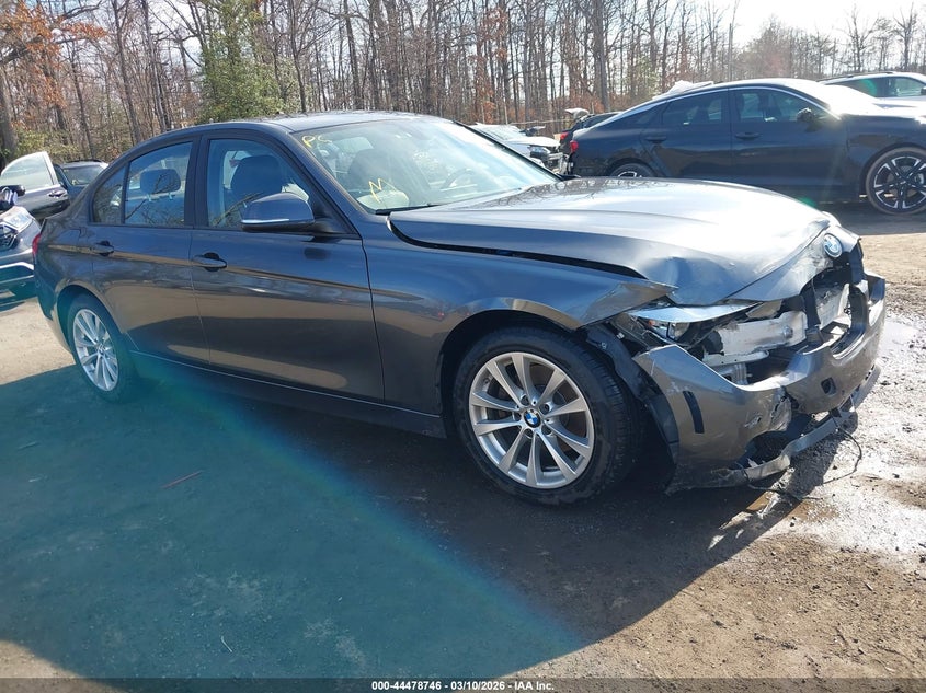 2017 BMW 3er VIN WBA8E5G32HNU42579 IAAI salvage auction — FRONT END, Salvage - Greater Than 75% (Maryland), sold $1,550 on 2026-07-31 (photo 1)
